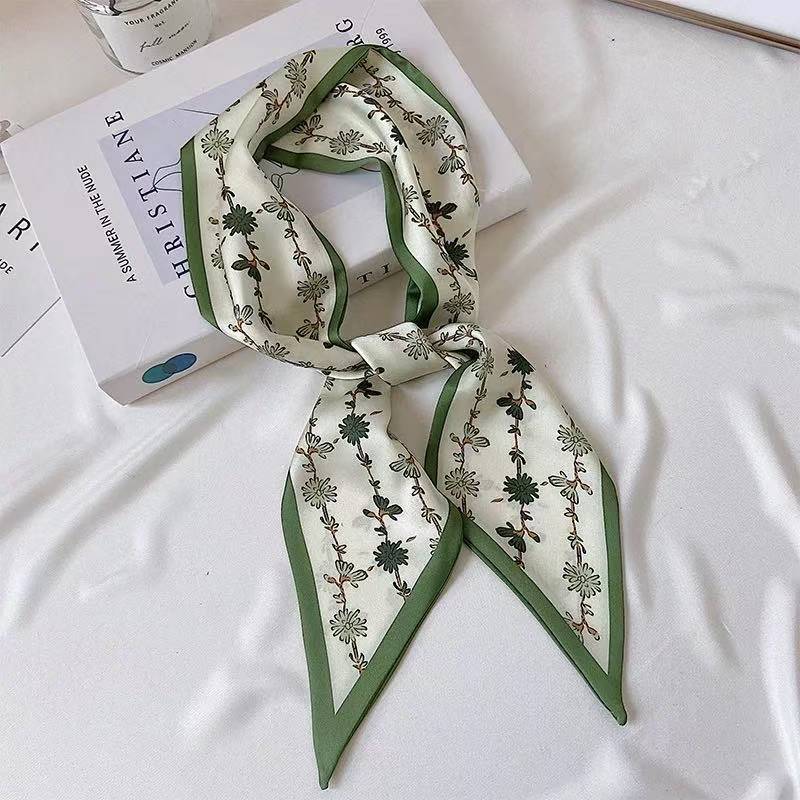 Vintage Floral Silk Silk Scarf - Ethnic Fashion Collection review and price
