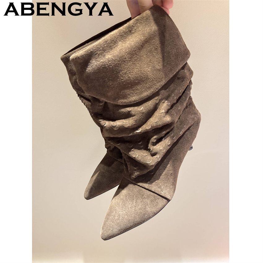 Women's Mid Calf Short Boots 2 - Winter Ethnic Fashion For Women review and price