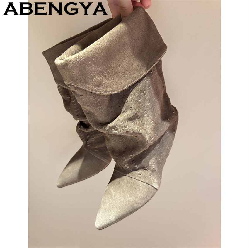 Women's Mid Calf Short Boots 2 - Winter Ethnic Fashion For Women review and price