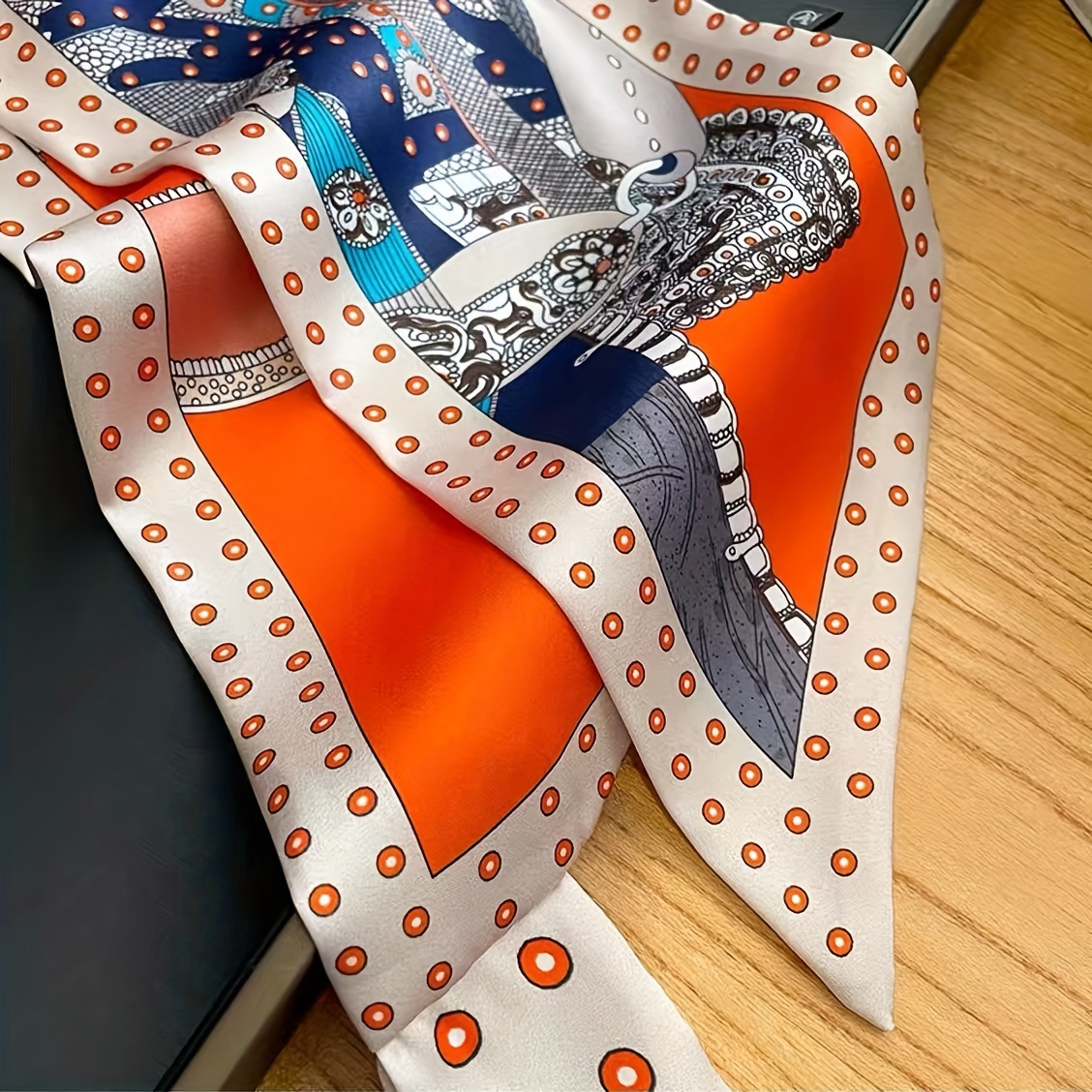Boho Chic Orange Floral Print  - Ethnic Fashion Collection review and price
