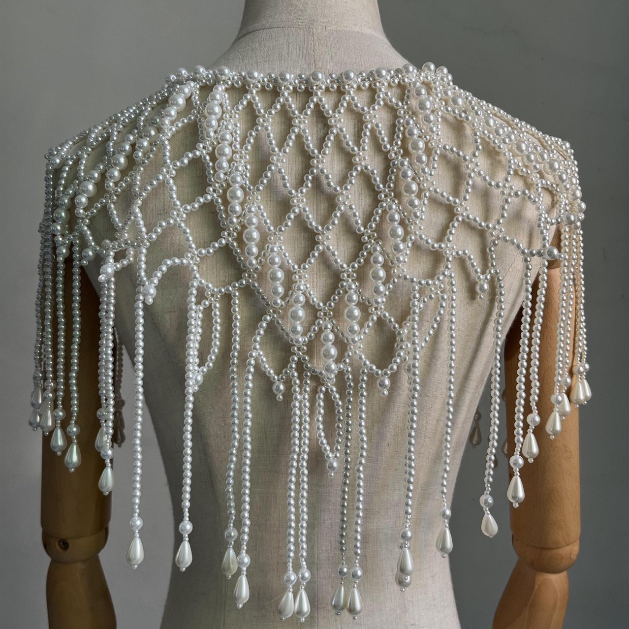 Handmade Pearl Layered Body Ch - Ethnic Fashion Jewellery review and price
