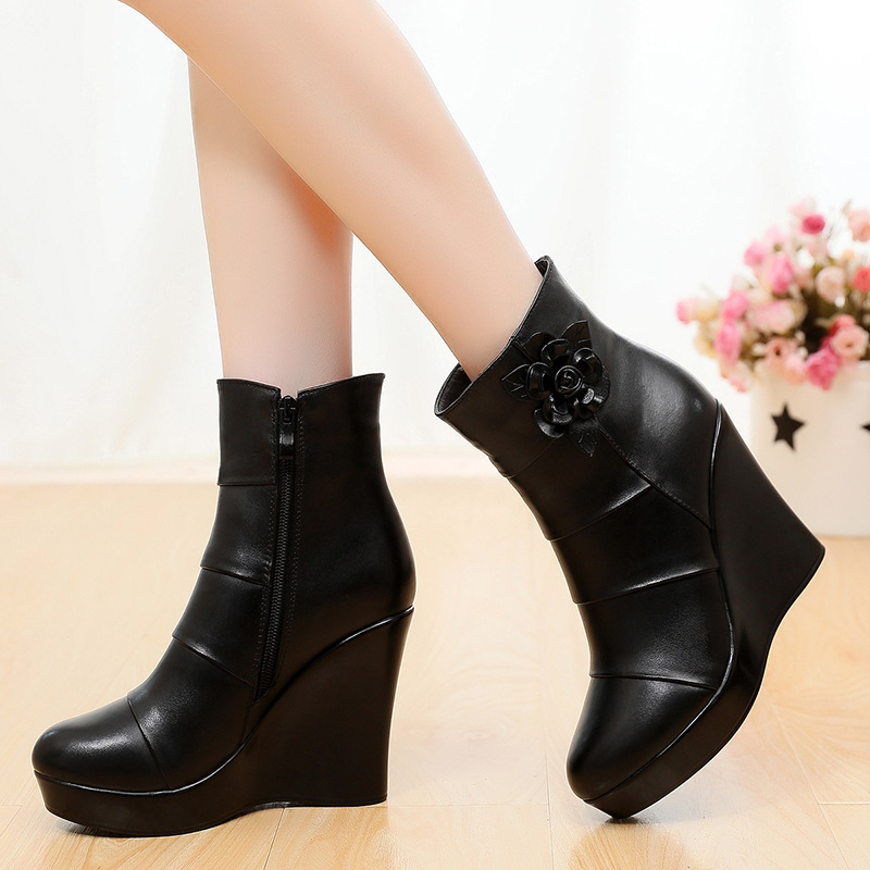 33-41 Plush Women's High Boots - Winter Ethnic Fashion For Women review and price
