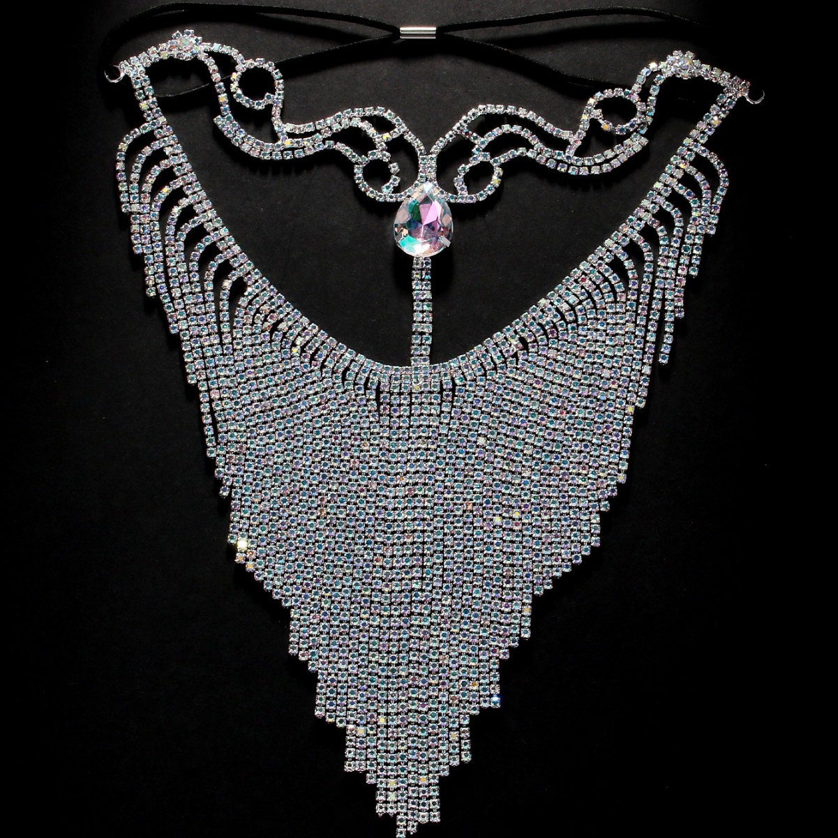 Exotic Boho Tassel Face Chain  - Ethnic Fashion Jewellery review and price