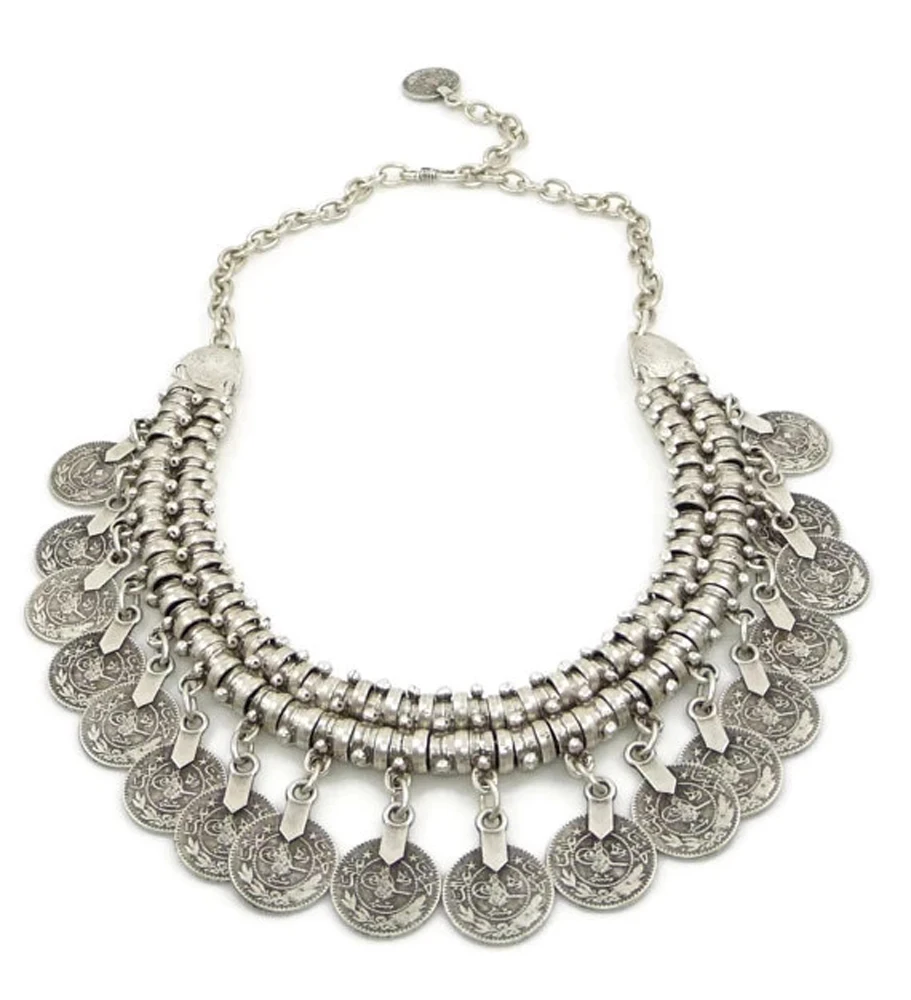 Multi-style Vintage Coin Choke - Ethnic Fashion Pakistan review and price