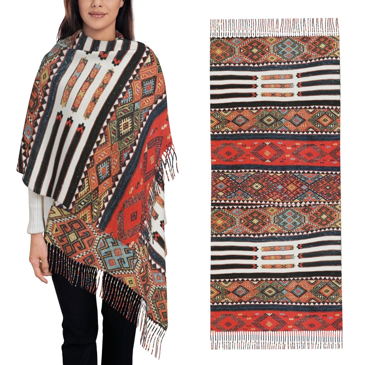 Kurdish Turkish Kilim Bohemian - Winter Ethnic Fashion For Women review and price