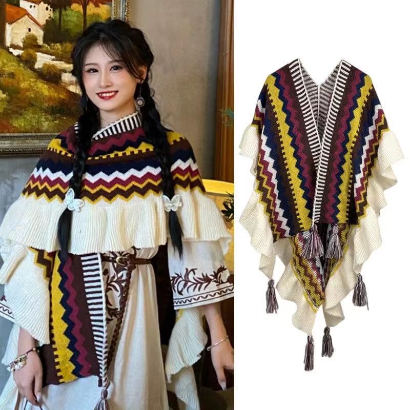 Women's Warm Shawls Wraps Ethn - Winter Ethnic Fashion For Women review and price