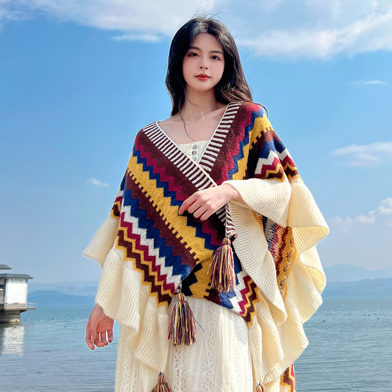 Women's Warm Shawls Wraps Ethn - Winter Ethnic Fashion For Women review and price
