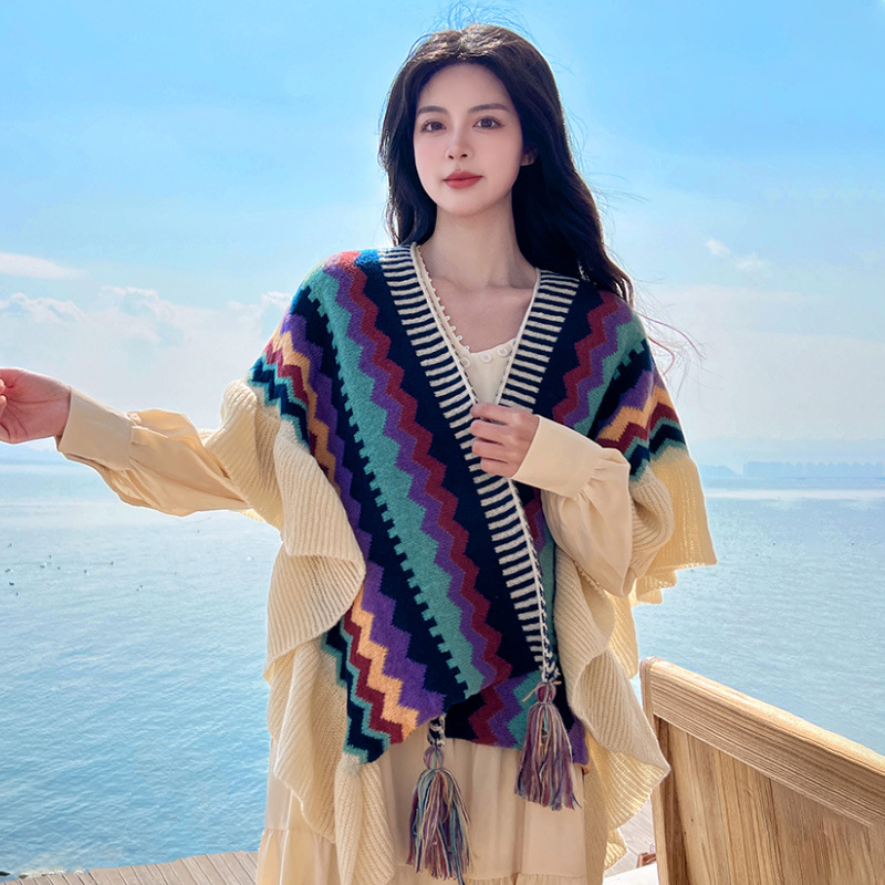 Women's Warm Shawls Wraps Ethn - Winter Ethnic Fashion For Women review and price