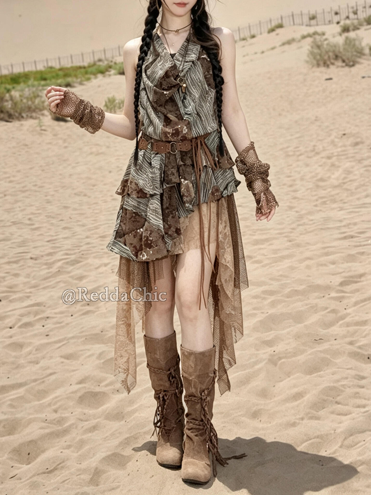 ReddaChic Retro Boho Irregular - Ethnic Fashion Collection review and price